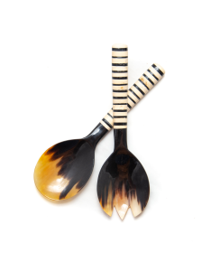 Striped Serving Utensils