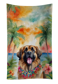 Leonberger Luau Kitchen Towel