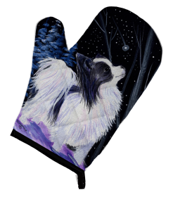 Starry Night Papillon Oven Mitt