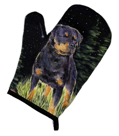 Starry Night Rottweiler Oven Mitt