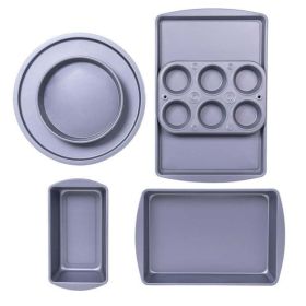 6-Piece Nonstick Bakeware Set, Muffin Cake & Pizza Pans