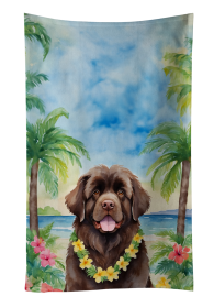 Newfoundland Luau Kitchen Towel (Color: 198453416988)