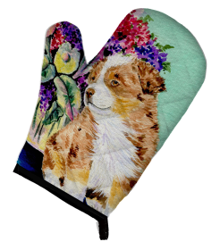 Australian Shepherd Oven Mitt (Color: SS8312OVMT, size: 8.5 x 12)