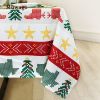 Muwago Colorful Festive Table Cloth High Quality Waterproof Oil Proof Table Cover For Dining Room Christmas Holiday Decoration